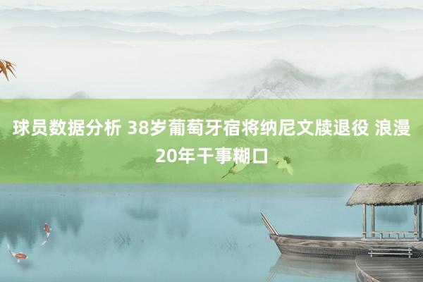 球员数据分析 38岁葡萄牙宿将纳尼文牍退役 浪漫20年干事糊口